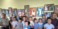 Выставка работ участников, победителей и призёров Международного конкурса детского рисунка «Мы-дети Космоса» - ЦБС Ужурского района